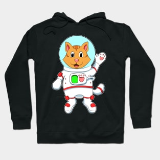 Cat as Astronaut in Costume Hoodie